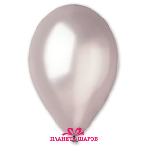 Воздушный шар 10 дюймов №38 «Металлик Серебро»