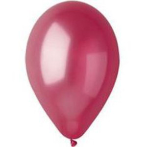 Воздушный шар 10 дюймов №53 «Металлик Красный»