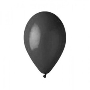 Воздушный шар 12 дюймов №14 «Пастель Черный»